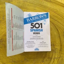 501 SPANISH VERBS - BARRON’S 1029363