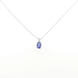 K18WG Mặt dây chuyền Tanzanite 0.80CT - Hàng hiệu Chính hãng