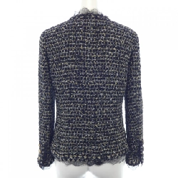 Jacket không cổ CHANEL P37210V26939 632515