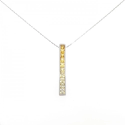 K18WG Sapphire Necklace 2.56CT - Hàng hiệu Chính hãng