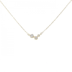 K18YG Dây chuyền kim cương - Hàng hiệu Authentic