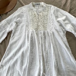 Đầm babydoll trắng dễ thương cá tính 8878