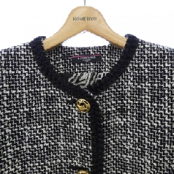 【Mã giảm giá】Thời trang Leonar LEONARD FASHION Áo khoác không cổ 636812