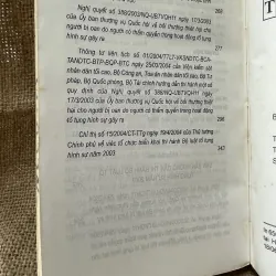 BỘ LUẬT TỐ TỤNG HÌNH SỰ NĂM 2003 VÀ VĂN BẢN HƯỚNG DÂN THI HÀNH 993633