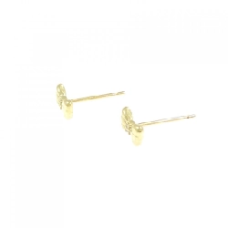 K18YG Bông tai kim cương hình ruy băng - Hàng hiệu Chính hãng 877400