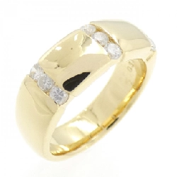 Nhẫn kim cương K18YG 0.34CT