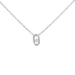 Dây chuyền kim cương PT900/PT850 0.20CT - Hàng hiệu Chính hãng