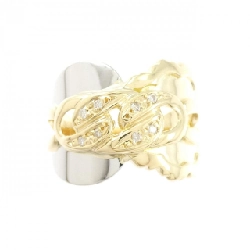 Nhẫn kim cương K18YG/PT900 0.05CT - Hàng hiệu Authentic 851215