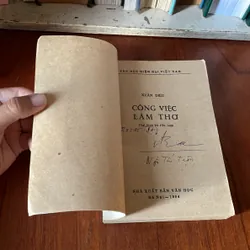 II Sách Xưa: Công Việc Làm Thơ - Xuân Diệu - 1984 576548