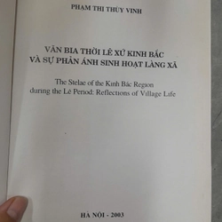 VĂN BIA THỜI LÊ XỨ KINH BẮC VÀ SỰ PHẢN ÁNH SINH HOẠT LÀNG XÃ 383845