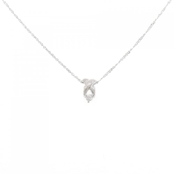 K18WG/750WG Dây chuyền kim cương 0.05CT - Hàng hiệu Chính hãng