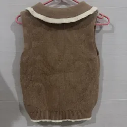 Áo gile len cho bé gái 733650