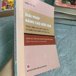 Giải pháp nâng cao hiệu quả thực hiện các mặt công tác cơ bản của cảnh sát khu vực  279105