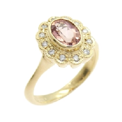 Nhẫn Topaz Hoàng Đế K18YG - Hàng hiệu Chính hãng