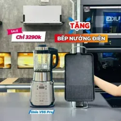 Máy làm sữa hạt UNIE V9S PRO dung tích 1,75L, xay nấu siêu êm, vệ sinh khử khuẩn tự động 574436