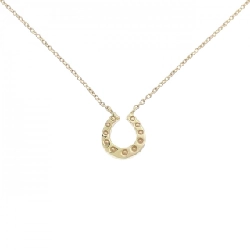 K10YG móng ngựa (ruby) dây chuyền - Hàng hiệu Authentic