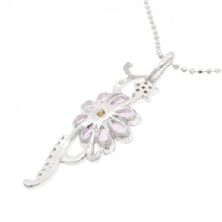 K18WG Hoa Sapphire Dây chuyền 1.30CT - Hàng hiệu Chính hãng 857756