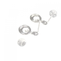 K18WG Bông tai kim cương 0.20CT - Hàng hiệu Chính hãng 871377