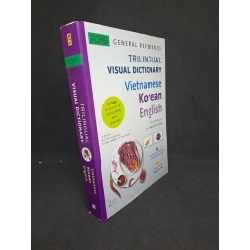 [59K/kg] Trilingual visual dictionary vietnamese Korean English mới 90% HCM1407