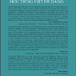 Sách học và dạy tiếng Việt cho người nước ngoài "Vietnamese with ease 1" 7509