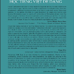 Sách học và dạy tiếng Việt cho người nước ngoài "Vietnamese with ease 1" 7509