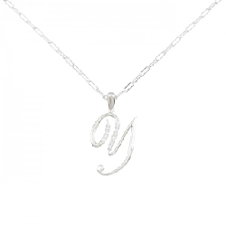 K18WG Chữ cái Y Dây chuyền kim cương 0.32CT - Hàng hiệu Chính hãng