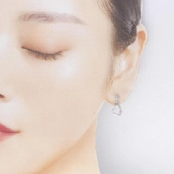 PT900 Bông tai Sapphire hình trái tim 0.188CT - Hàng hiệu Chính hãng 867340