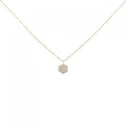 K18YG Solitaire Dây chuyền kim cương 0.30CT - Hàng hiệu Chính hãng