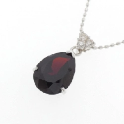 K18WG Đá Garnet Dây Chuyền - Hàng hiệu Chính hãng 856576