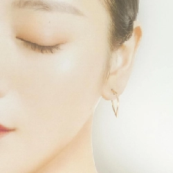 K18PG Bông tai hình trái tim - Hàng hiệu Authentic 866920