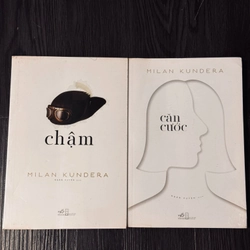 Combo chậm + căn cước - Milan Kundera (có chữ ký dịch giả)