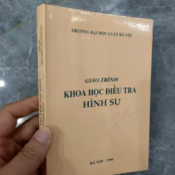 Giáo trình Khoa học điều tra hình sự