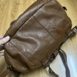 Balo nam 30x42x15 da thật 2hand 1013065