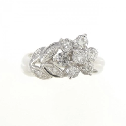 Nhẫn kim cương hoa PT900 0.50CT 672710