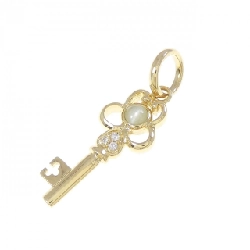 K18YG Mặt dây chuyền đá Chrysoberyl Cat's Eye - Hàng hiệu Chính hãng