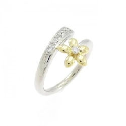 Nhẫn hồng ngọc kim cương PT900/K18YG 0.06CT - Hàng hiệu Authentic