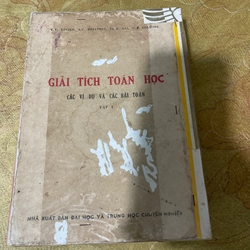 GIẢI TÍCH TOÁN HỌC - CÁC VÍ DỤ VÀ CÁC BÀI TOÁN(2 tập- 3 cuốn)- Y.Y LIASKO VÀ CÁC CỘNG SỰ 543637