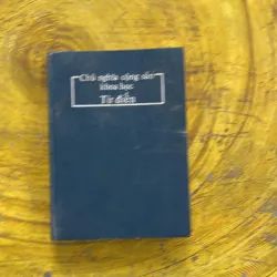 CHỦ NGHĨA CỘNG SẢN KHOA HỌC TỪ ĐIỂN