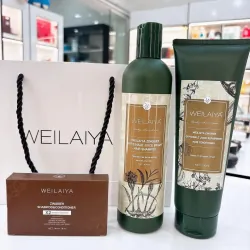 Cặp dầu gội gừng Wailaiya trắng + nâu  787542