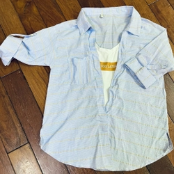 Áo thô sz L vải xịn mát phom to XL mặc được 495611