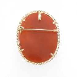 K18YG Mặt đá cam kết - Hàng hiệu Authentic 869704