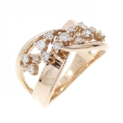 Nhẫn kim cương K18PG 0.32CT