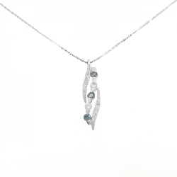 K18WG Alexandrite Necklace 0.24CT - Hàng hiệu Authentic