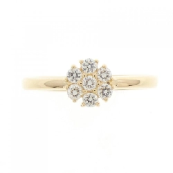 【Remake】Nhẫn kim cương K18YG 0.15CT 673617