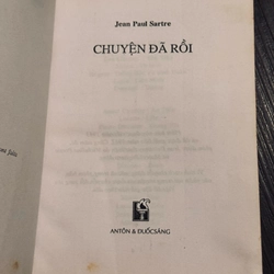 Chuyện đã rồi - Jean Paul Sartre 502495