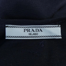 Áo tank cotton có ren logo tam giác PRADA 39603 SOOO 10Z0 627663