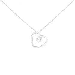 Dây chuyền kim cương hình trái tim De Beers - Hàng hiệu Authentic