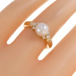 Nhẫn ngọc trai Akoya K18YG 6.5mm 669242