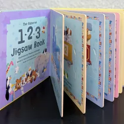 Board book - The Usborne 1 2 3 Jigsaw Book 933955