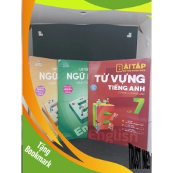(TẶNG BOOKMARK) Combo luyện chuyên sâu ngữ pháp từ vựng và bài tập tiếng Anh lớp 7 mới 90% RBK2707